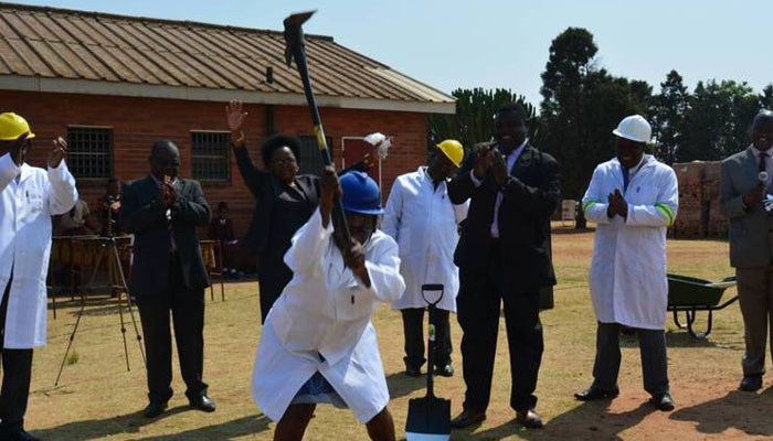 Mufakose 2 lab ground breaking