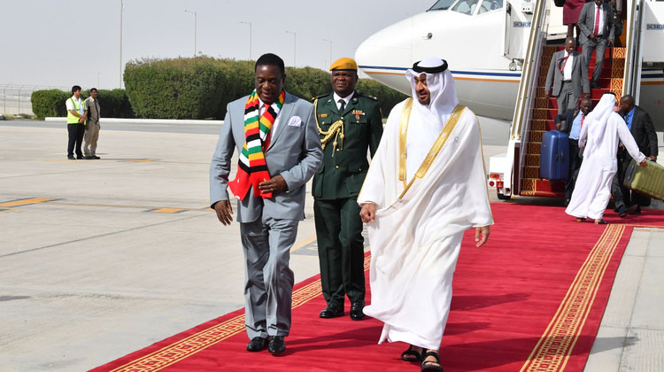President in UAE for strategic talks
