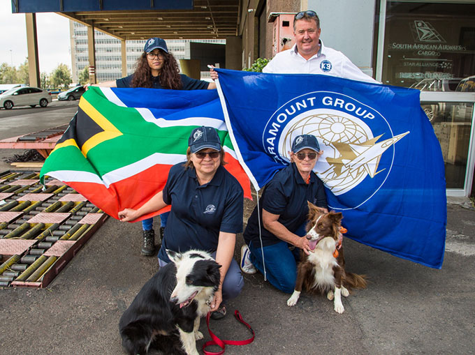SA sniffer dogs complete mission