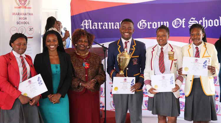 Pupils host Maranatha Prize Giving Day