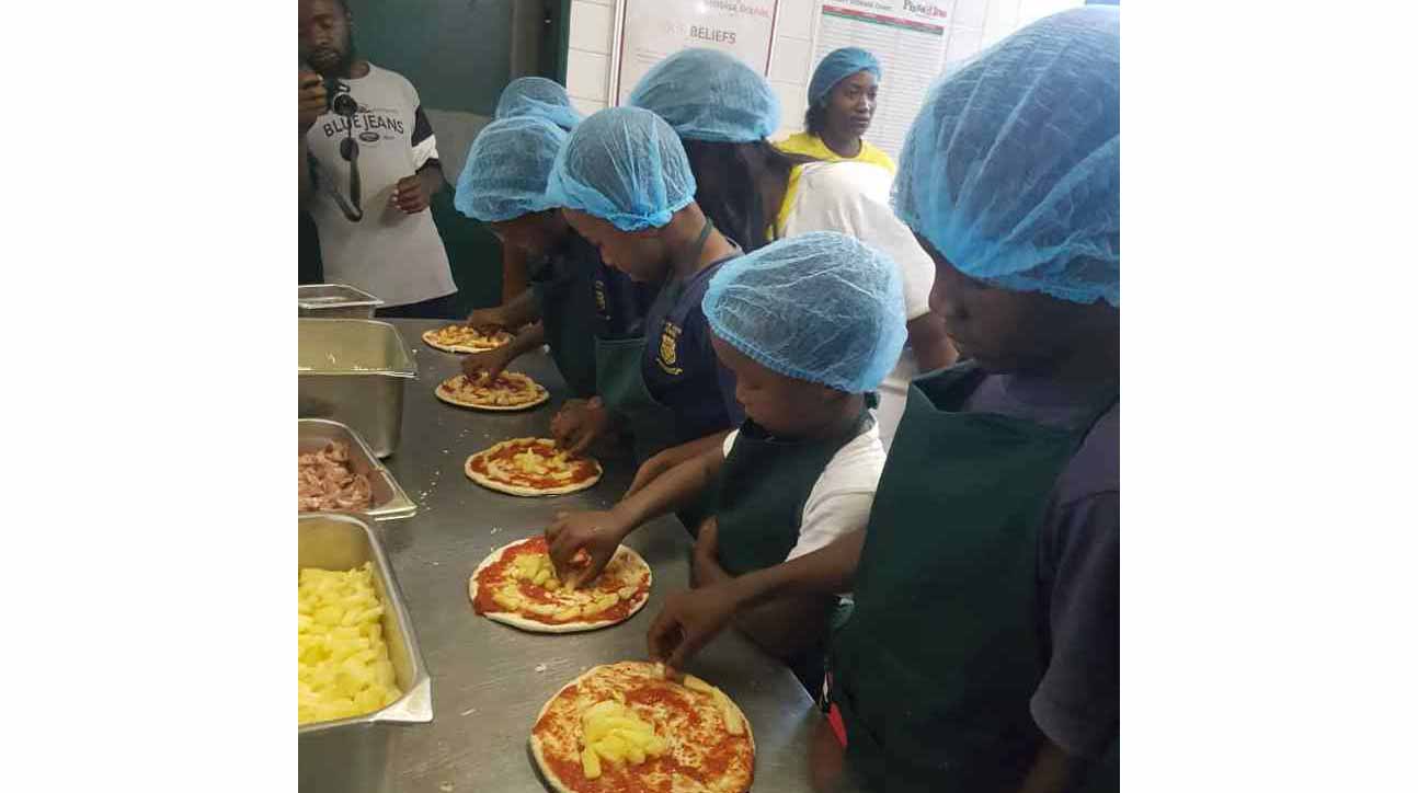 When we learnt to make pizza