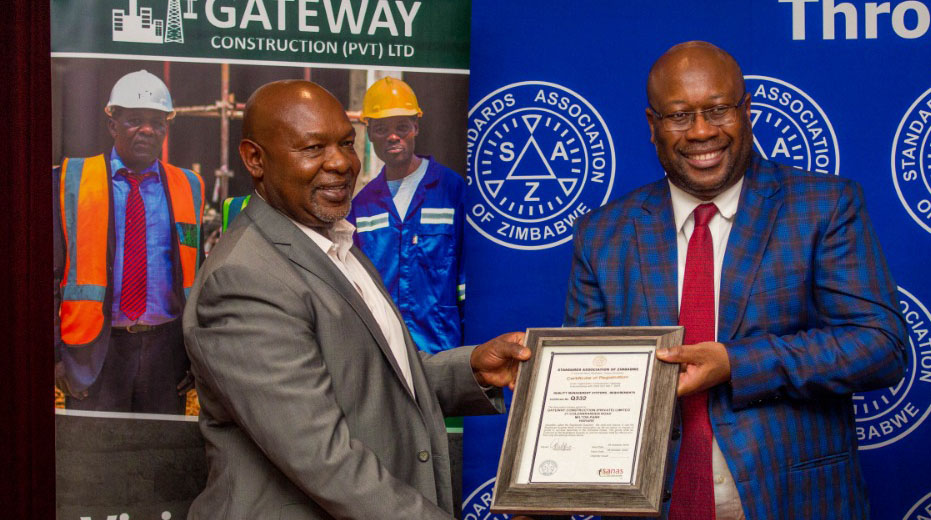 Gateway Construction receives ISO certification