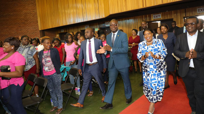 First Lady preaches hope, success