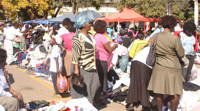 Second-hand clothes in emphatic second coming