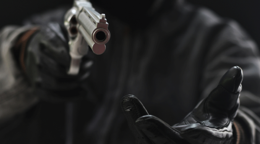The driver lost cash and cellphones during the robbery