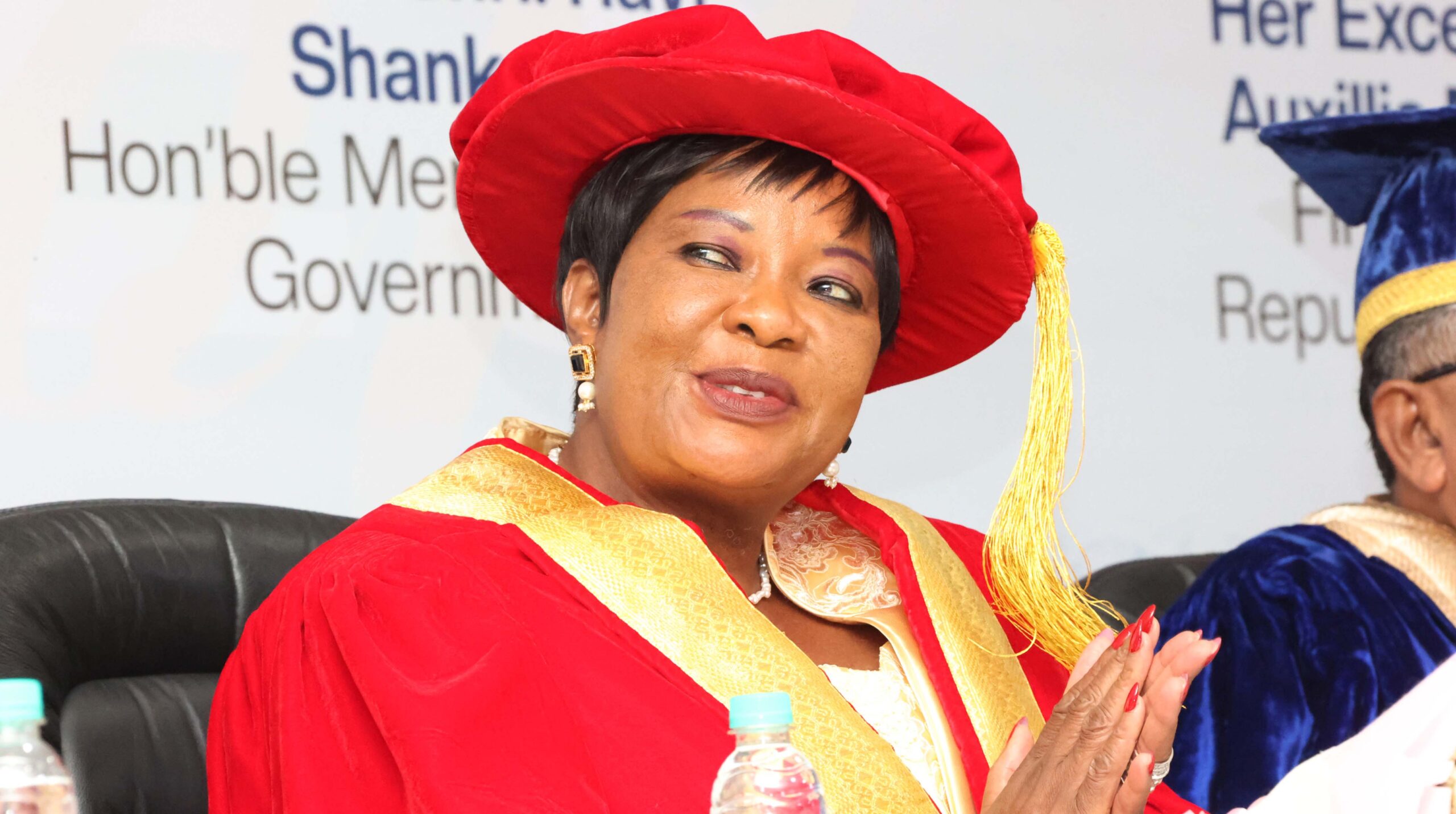 First Lady thanks India, Zim on honorary PhD