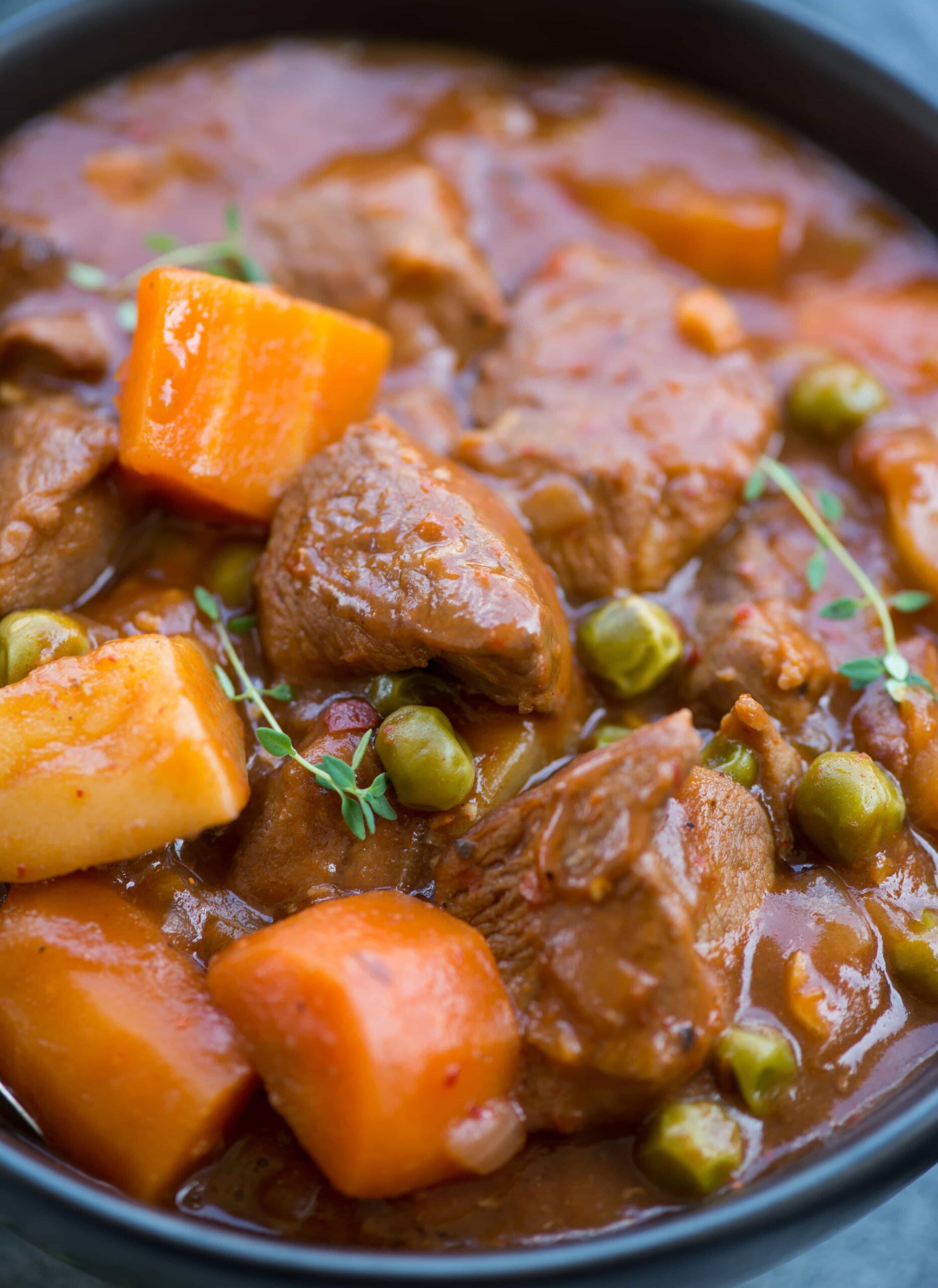 Vegetable and lamb casserole