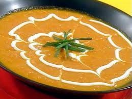 Curried carrot soup