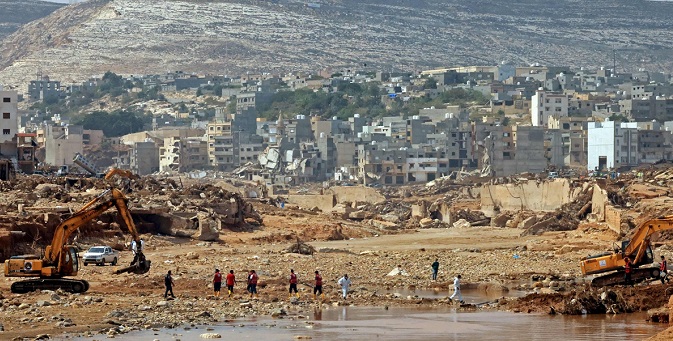 Devastating hurricane unveils lingering scar in Libya