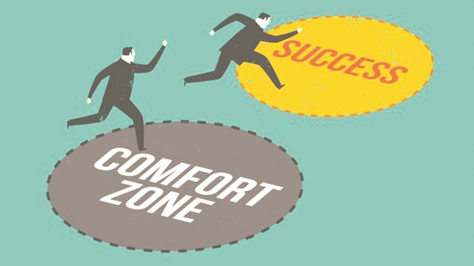 Flee the comfort zone