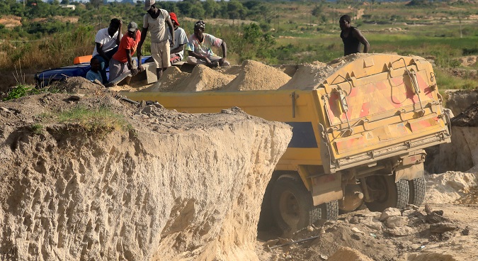 Sand poachers run wild
