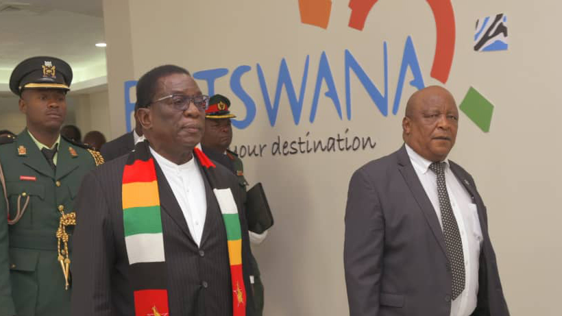 President arrives in Botswana for key indaba
