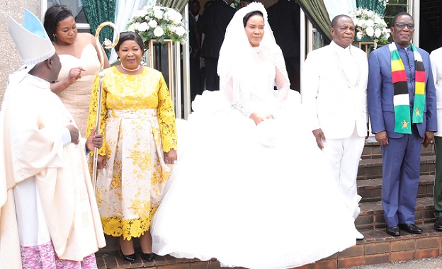 VP Chiwenga, wife walk down the aisle
