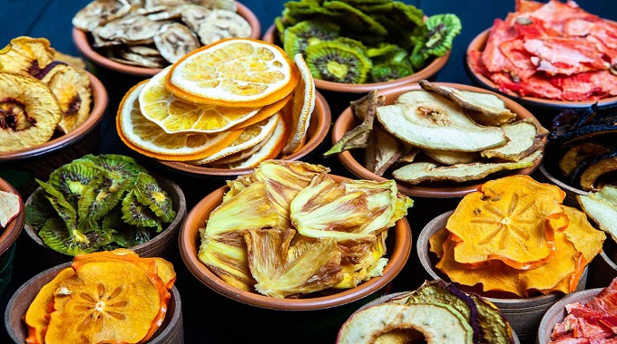 Export potential for dried fruits, vegetables
