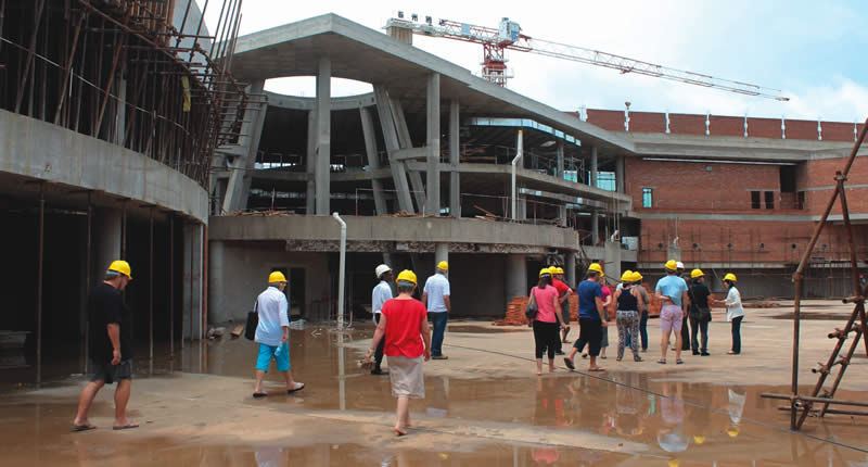 Vic Falls airport terminal 80pc complete