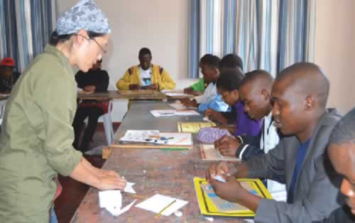 Stone House Arts in youths art programme