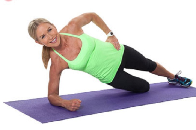 At-home exercises: Side Plank – modified