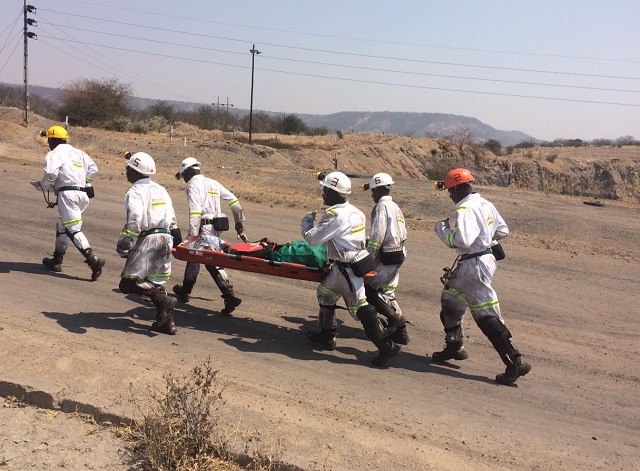 Zimplats comes out tops in mine rescue competition