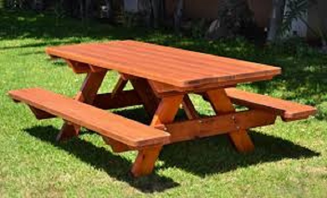 Picnic table, an outdoor asset
