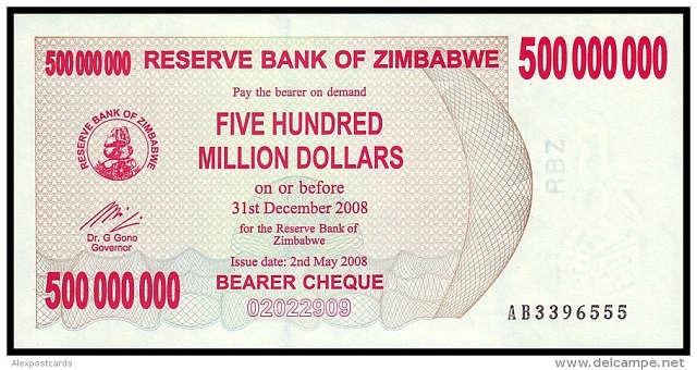 Bearer cheques in demand