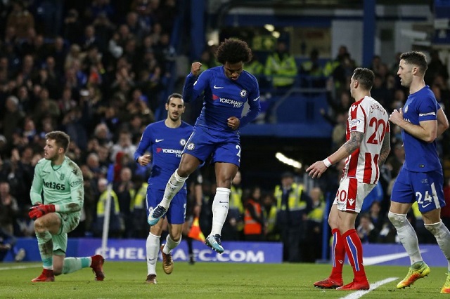 Chelsea crush Stoke