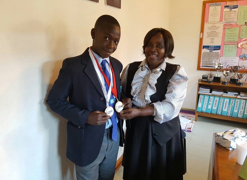 SOS Primary School pupil scoops gold in Botswana