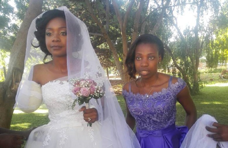 Bride’s left hand also injured in croc attack