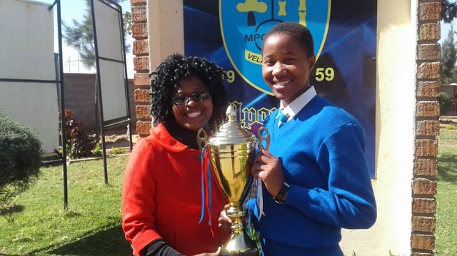 Mpopoma High defend volleyball title