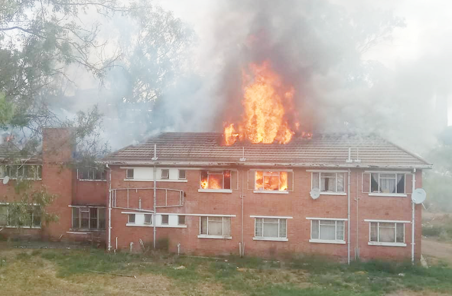Mpilo Hospital goes up in smoke