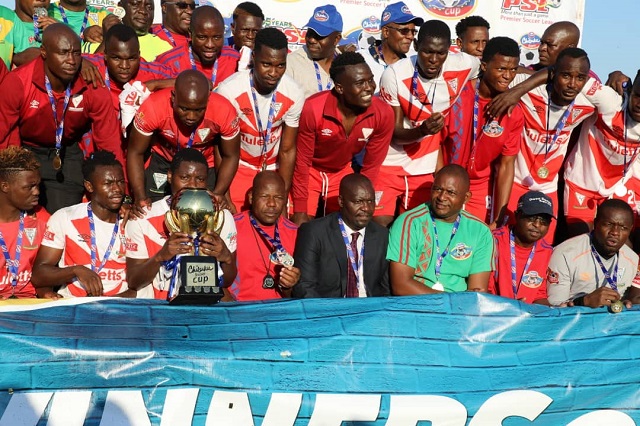 Triangle clinch Chibuku Cup