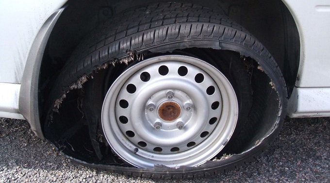 Can you survive a tyre blow out?