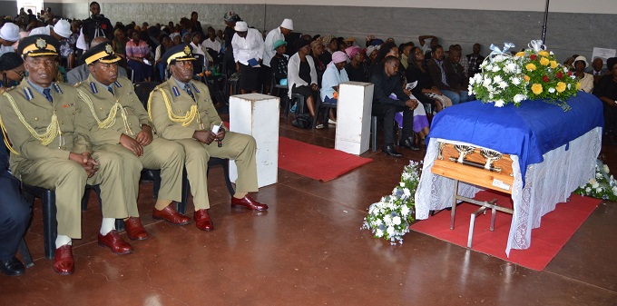 Former top cop laid to rest