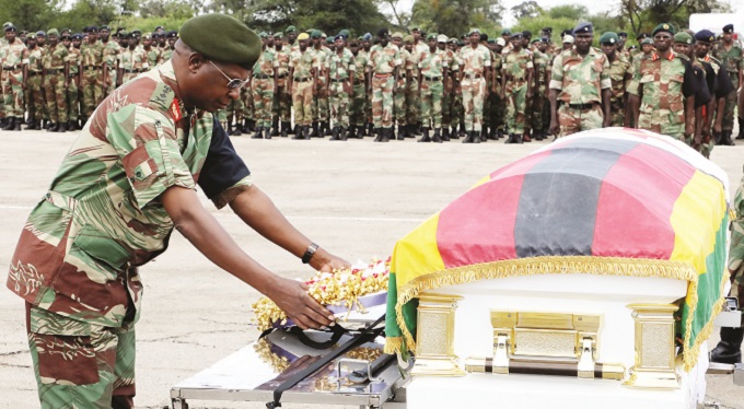 Gen PV at Chitambo burial
