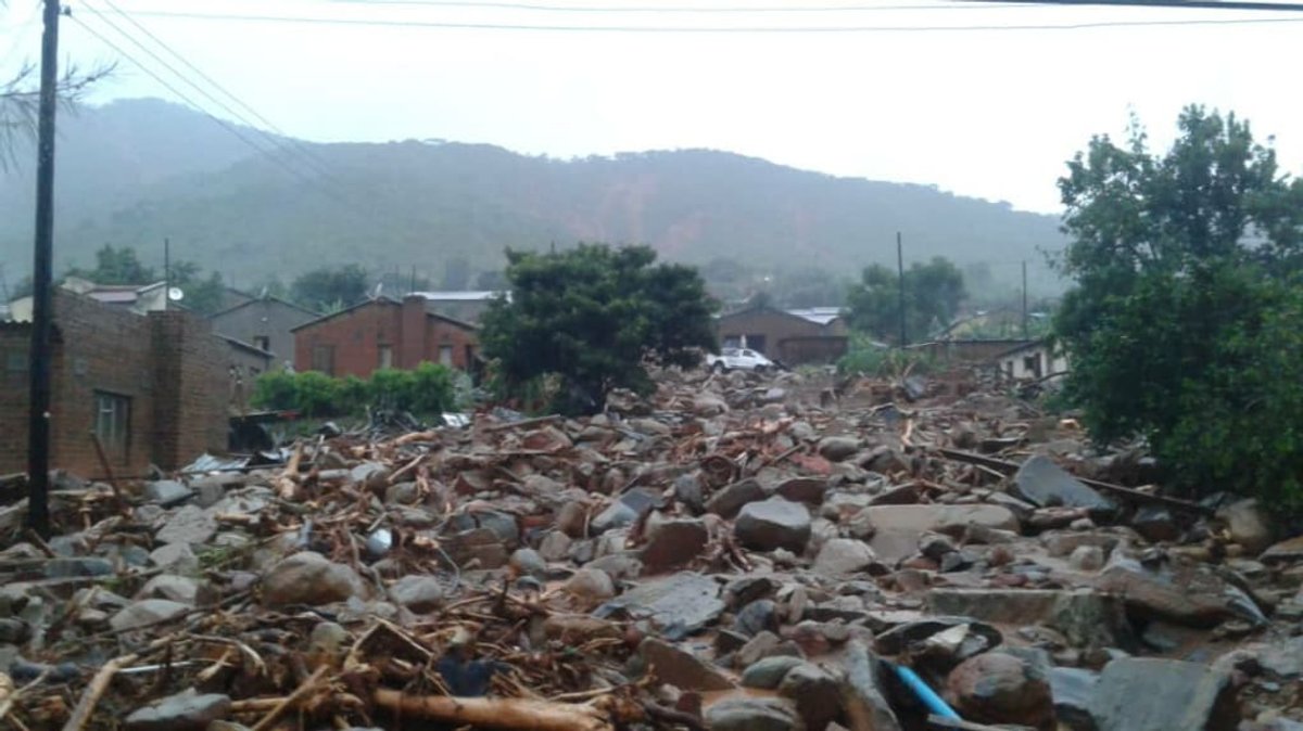 Woman recalls surviving devastating cyclone Idai