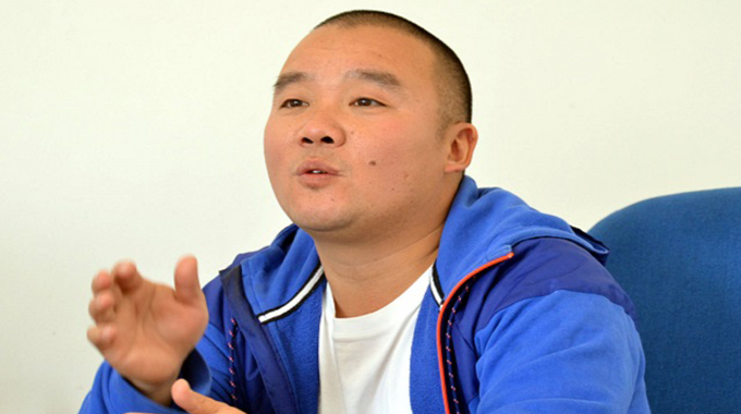 Disgruntled workers protest at Chinese mine