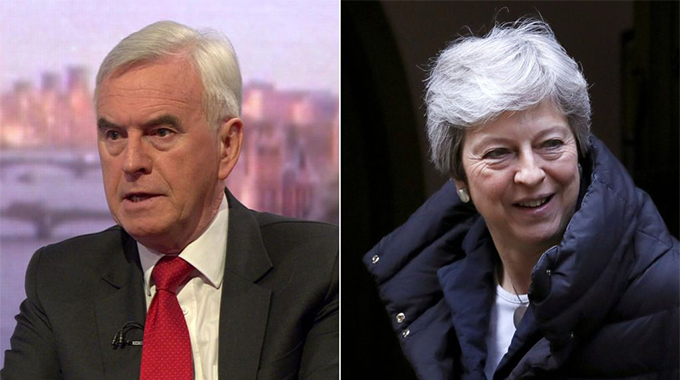 John McDonnell: No trust left in PM May over Brexit talks
