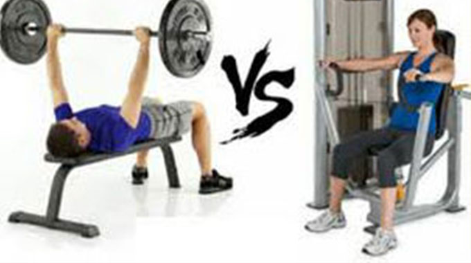 Free weights versus machines