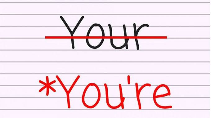Homophones, commonly misused words