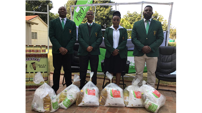 Food relief hampers ready for delivery to local rugby players