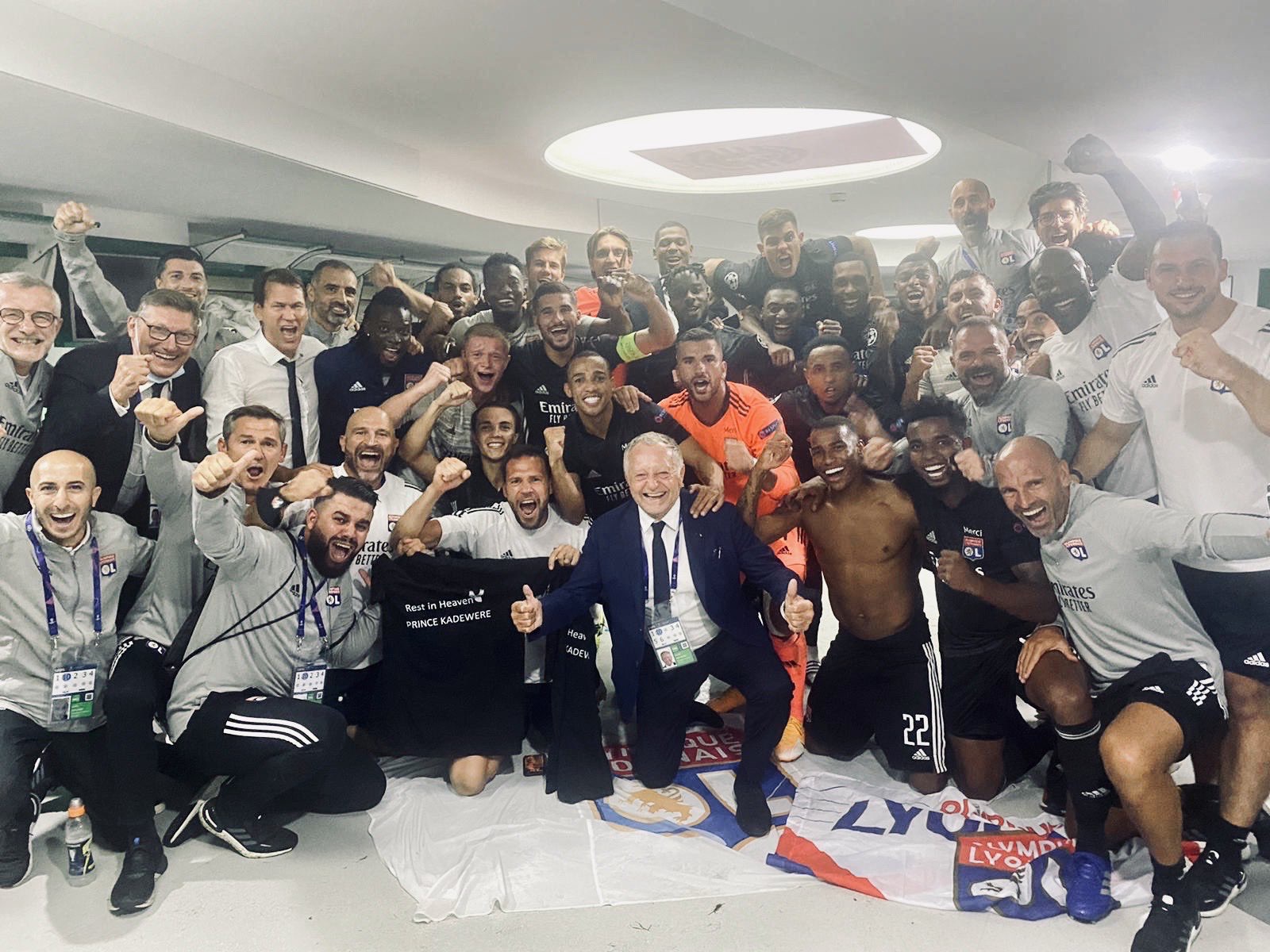 Olympique Lyon pay tribute to Kadewere’s brother