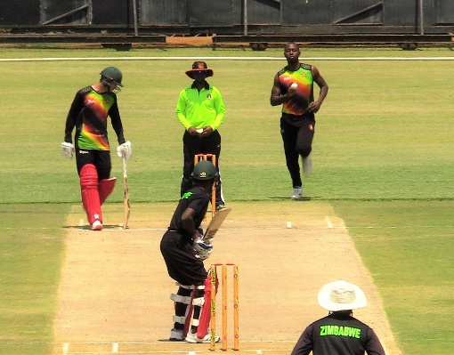 Zimbabwean cricketers enjoy their first match in six months