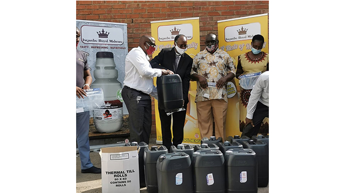 Ingwebu Breweries assists John Tallach and Matopo High