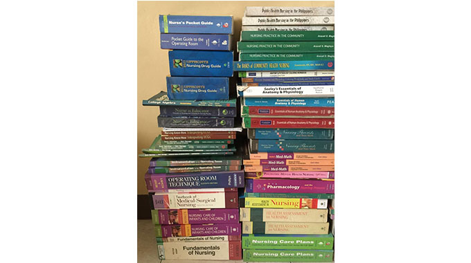School of nursing gets textbooks, medicine worth thousands