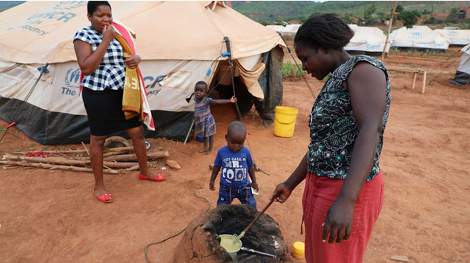 New homes for cyclone victims