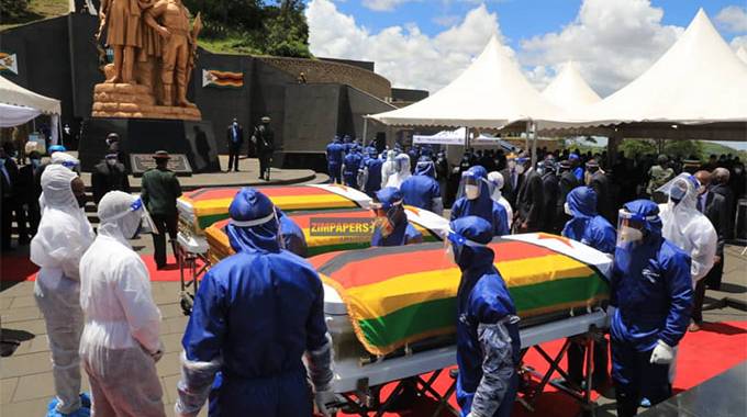 Heroes laid to rest in historic funeral