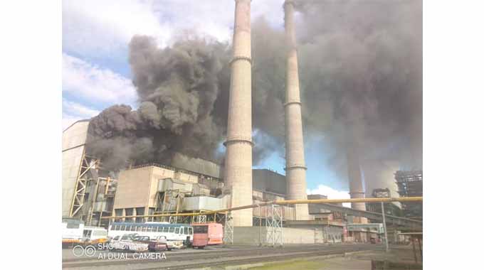 Just In: Fire breaks out at Hwange Power Station