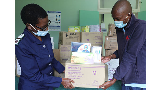WATCH: Thorngrove, Mpilo get PPE and food aid