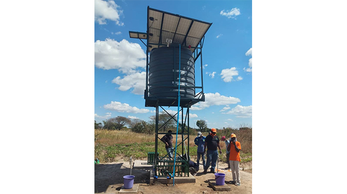 Luveve community borehole commissioned