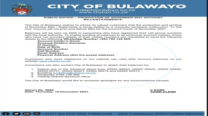 BCC fails to produce bills