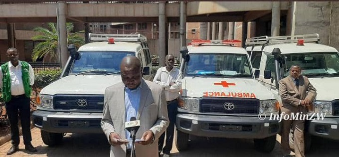 Matabeleland North receives five ambulances